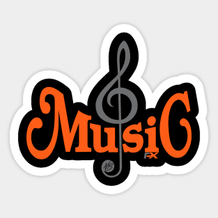 MUSIC 2 Sticker